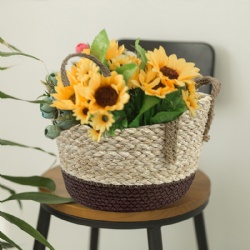 woven flower baskets